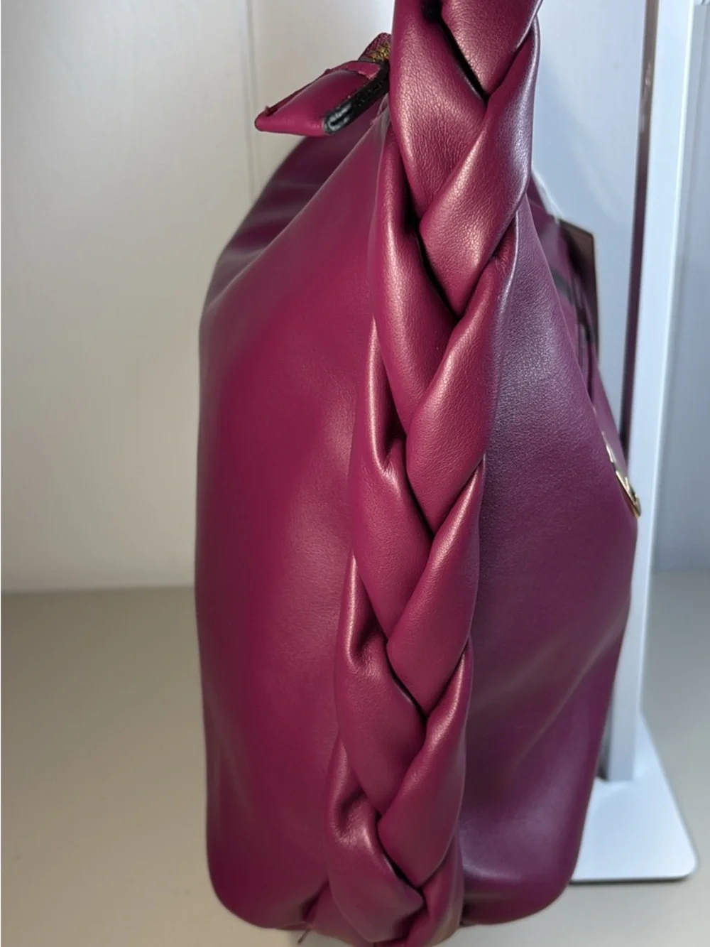 New Delilah Vegan Knotted Hobo bag Jen & Co.